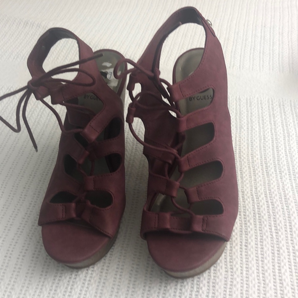 G By Guess Platform Sandals